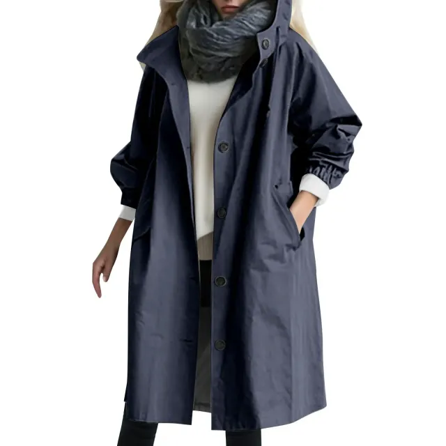 Cappotto donna autunno casual medio lungo