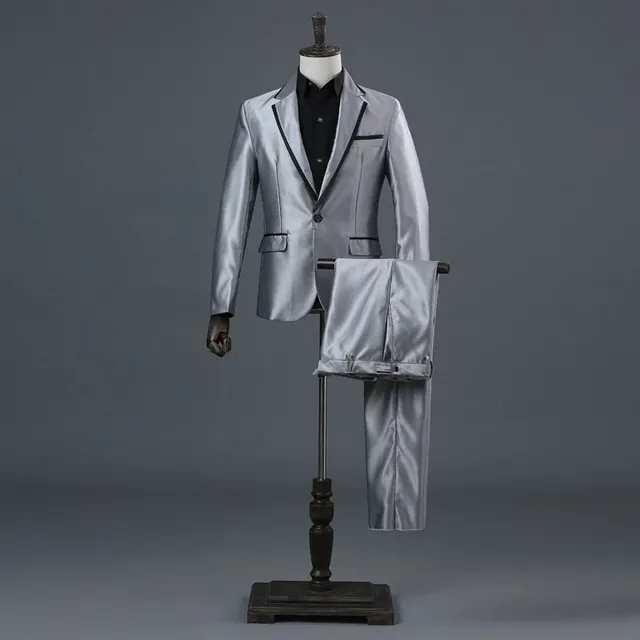 Timeless shiny luxury suit set Robby