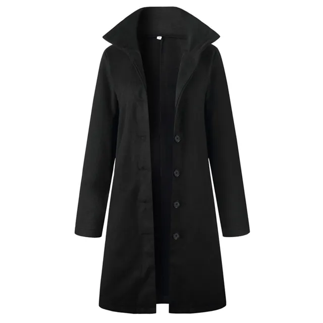 Ladies coat with buttons Lara