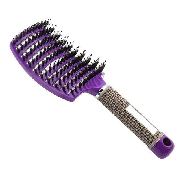 Brosse à cheveux en poils