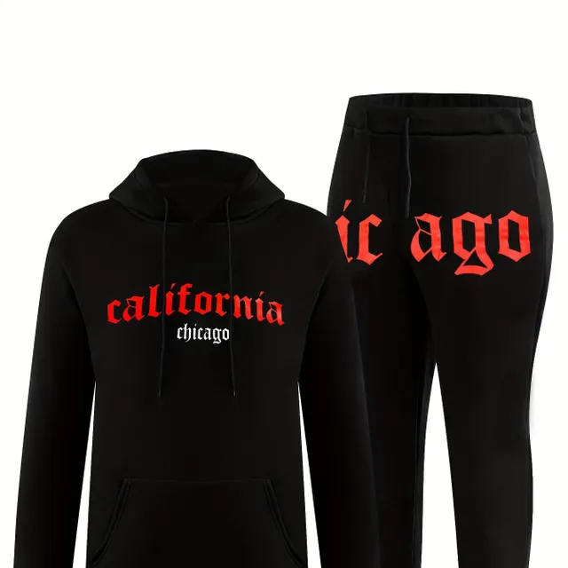 Men's tracksuit with California / Chicago print