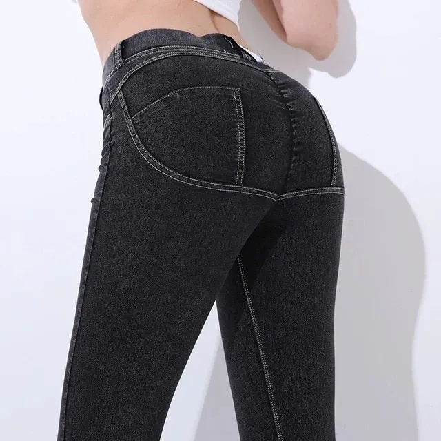 Women's Sexy Push Up Jeans