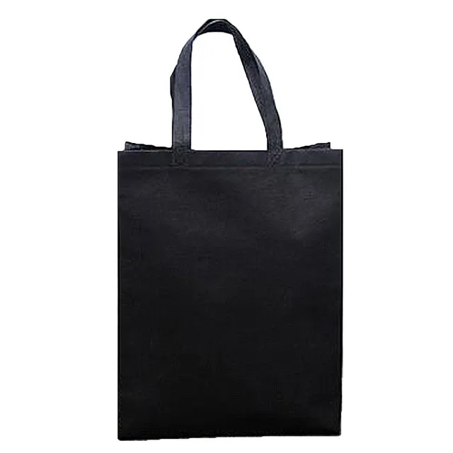 Modern classic single color stylish shopping canvas bag with large ear