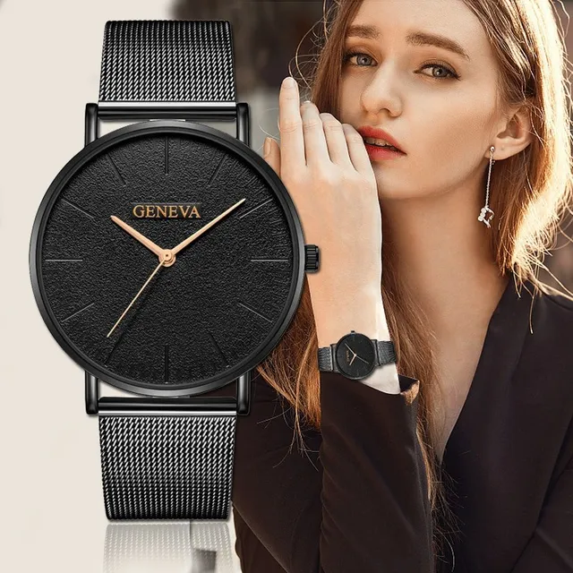 Ceasuri de damă de lux Rose Gold Montre Femme