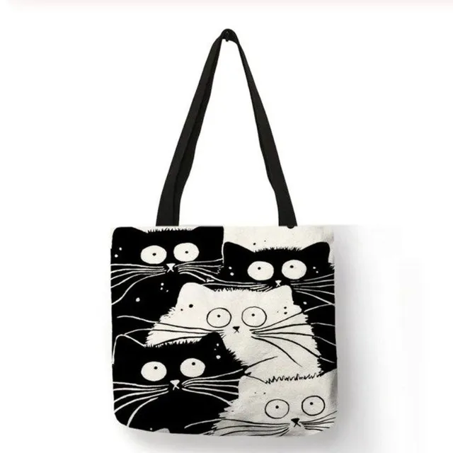 Solid bag with cats 40x40cm typ-10