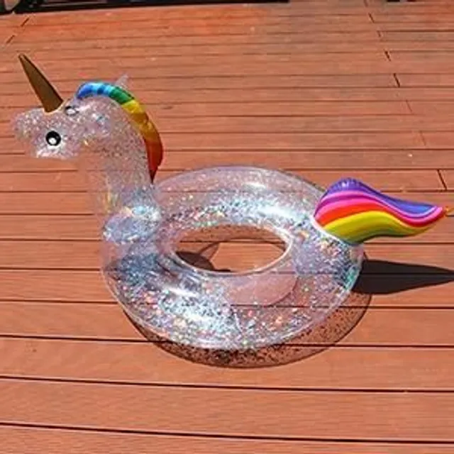 Inflatable unicorn ring