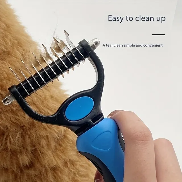 Stainless steel brush comb for pets