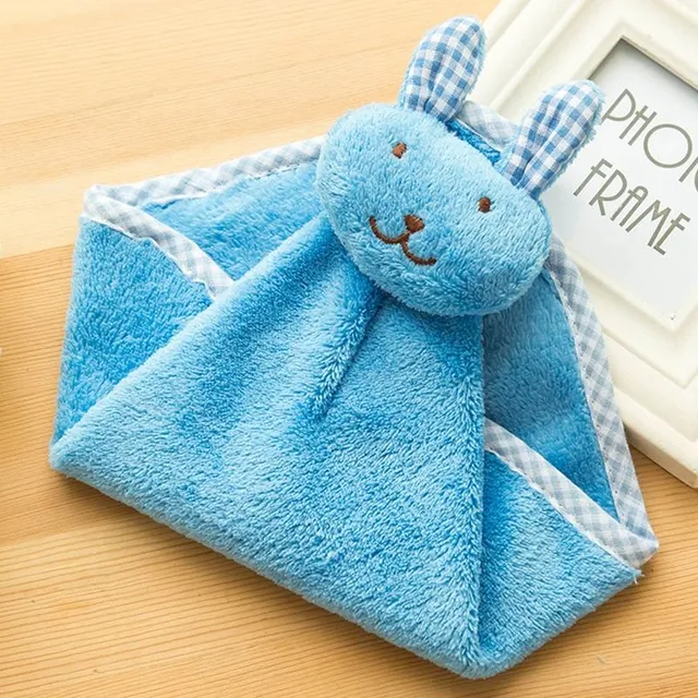 Serviette pour enfant en forme de lapin