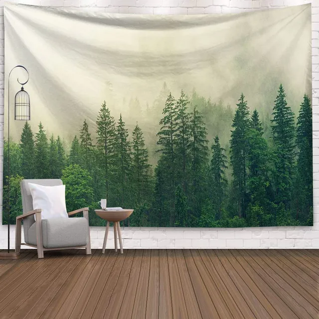 Wall tapestry with nature theme