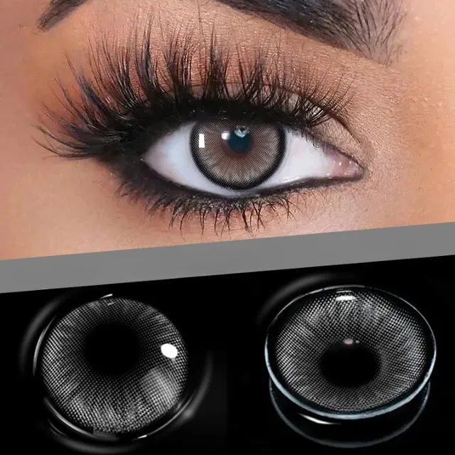 Luxury contact lenses without dioptre - realistic colors, several variants