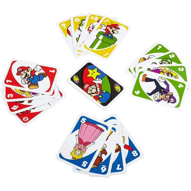 Trends card game UNO with different favorite motifs