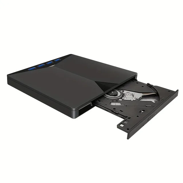 Přenosná DVD Jednotka USB 3.0 7 V 1: Vypalování, Přehrávání A Kompatibilita S Notebookem, Notebookem / Stolním Počítačem / PC / Mac OS