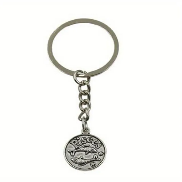 Keychain with 12 zodiac signs - Cancer, Beran, Lion, Weight, Virgin, Gemini