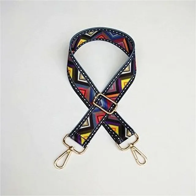 Color handbag strap to clip