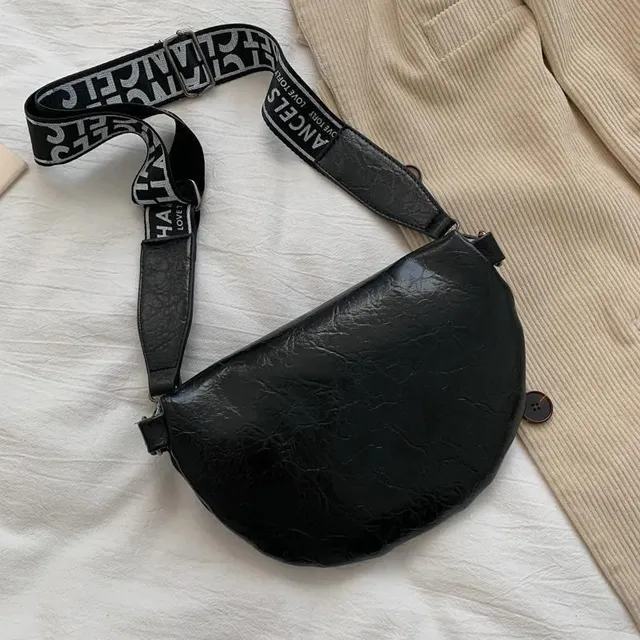 Dana - designer bag made of the finest leather lila