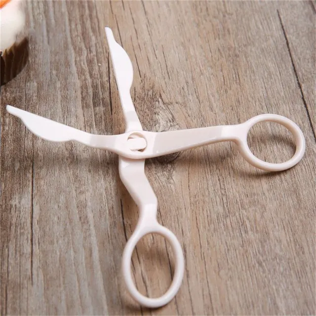 Scissors for marzipan flowers with needle