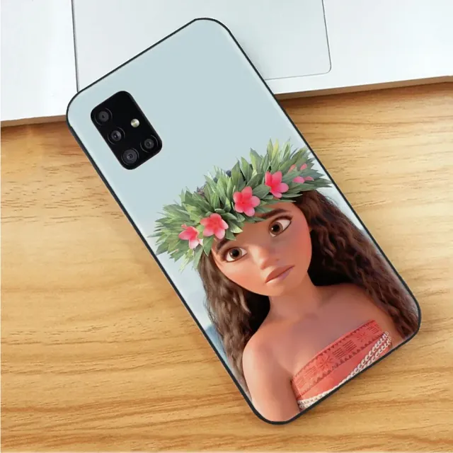 Husă stilată pentru telefoane Samsung cu motivele poveștii preferate Moana - Vaiana curajoasă