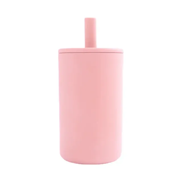 Baby cup for drinks with soft straw and no BPA content - More colors