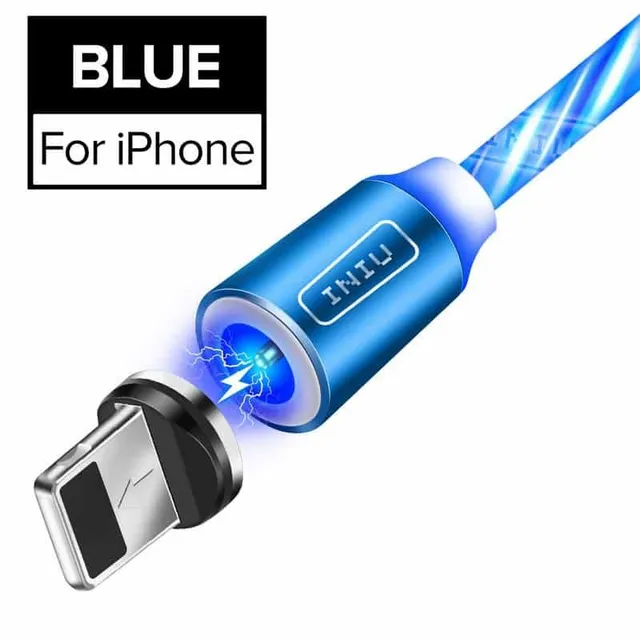 SPEDU Mágneses USB C kábel iPhone-Androidhoz