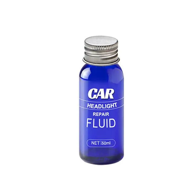 Fluid for repairing car headlights