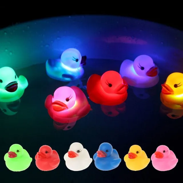 Oświetlenie kaczek w wodzie dla dzieci