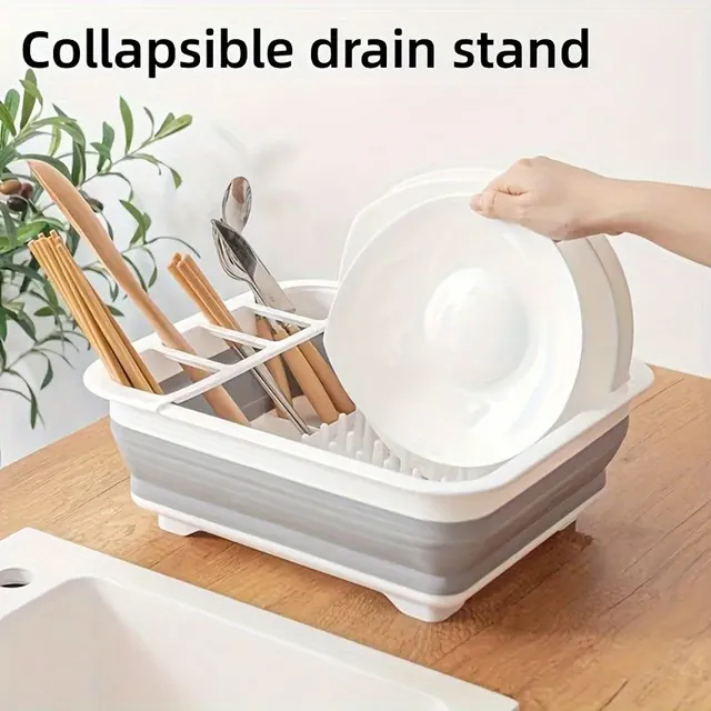 Folding dishwasher over the sink - practical and space-saving