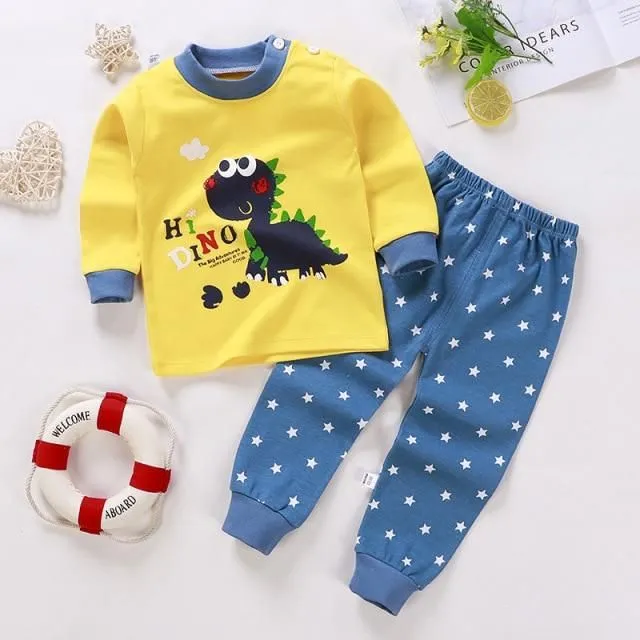 Set de pijamale din bumbac pentru copii