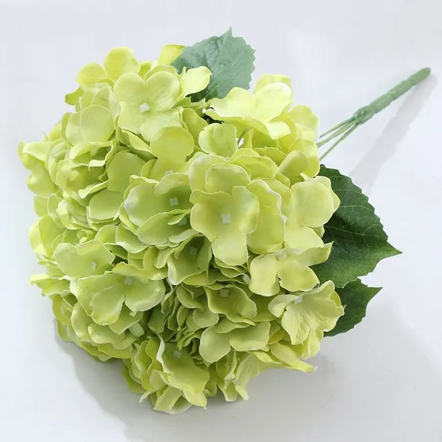 Luxurious large monochrome decorative artificial flower - hydrangea