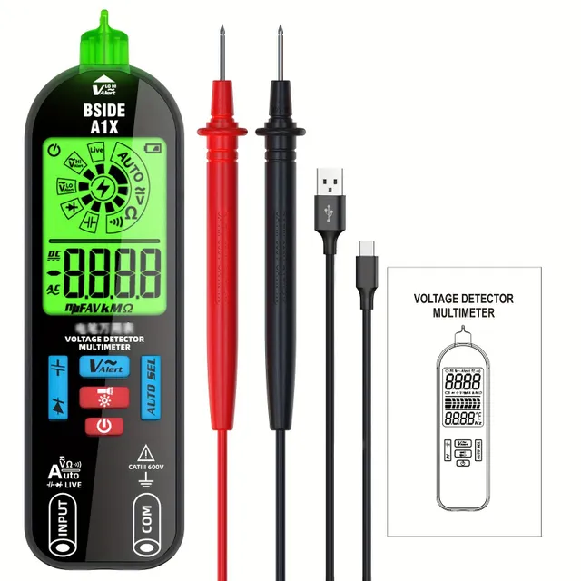 Full automatic Smart Multimeter Anti-Fire