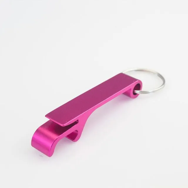 Luxury original, modern, practical, single-colour bottle opener keychain