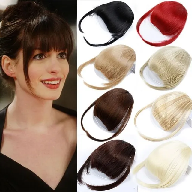 Hairpiece synthetic hair of different colours - bangs