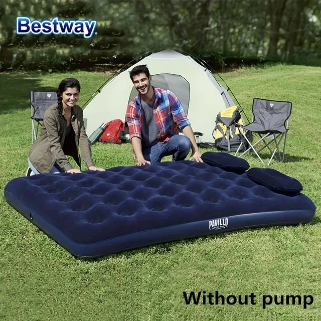 1ks Soft Air Mattress, Wet Washer To Stan, Prenosné Air Bed for Travel, Kemping, Domáce použitie