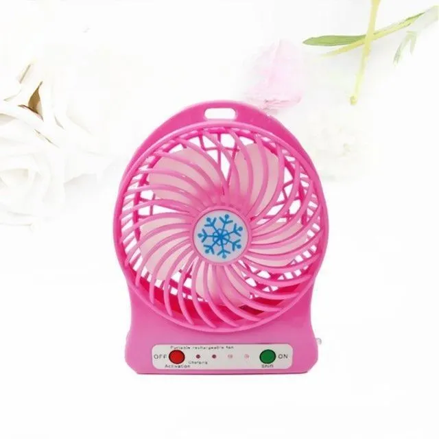 Portable charging fan - USB charging