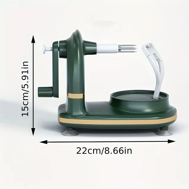 Decojitor manual de fructe cu mâner, 1 buc, ușor de utilizat, instrument multifuncțional pentru decojit