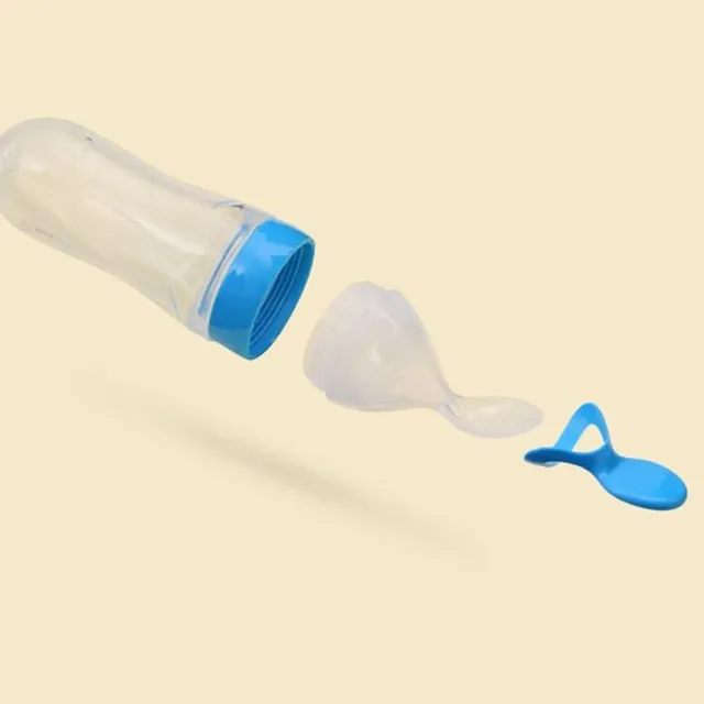 Gyermek injekciós üveg kanállal, etetésre