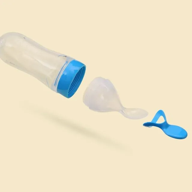 Children's vial with spoon for feeding