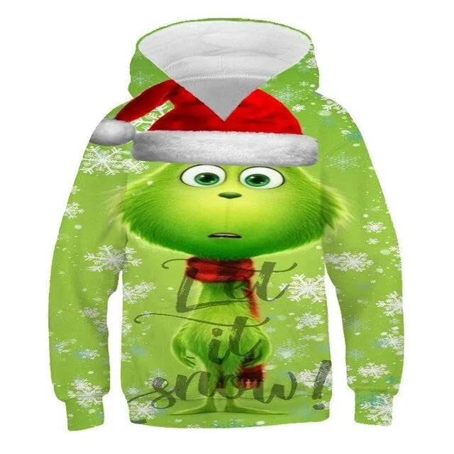 Grinch sweatshirt for kids - more variants