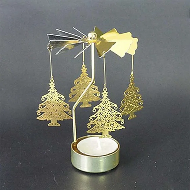 Christmas decorative candlestick Za196 - gold