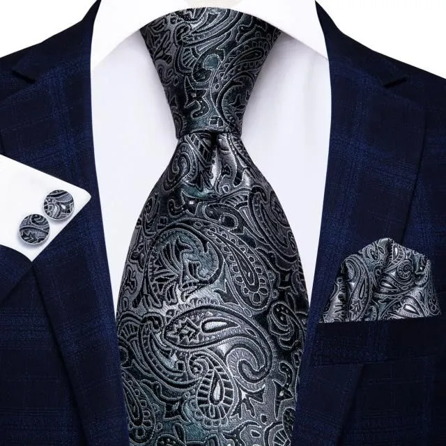 Luxus férfi selyem nyakkendő sn-209