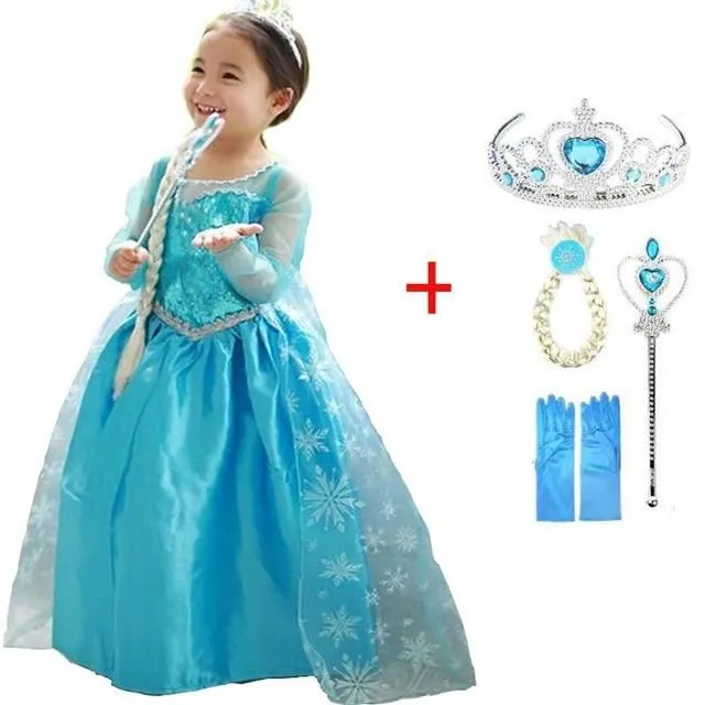 Costum de copii Elsa din Regatul de Gheață