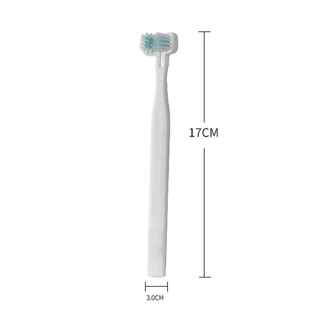 Toothbrush for cats and dogs in multiple color variants