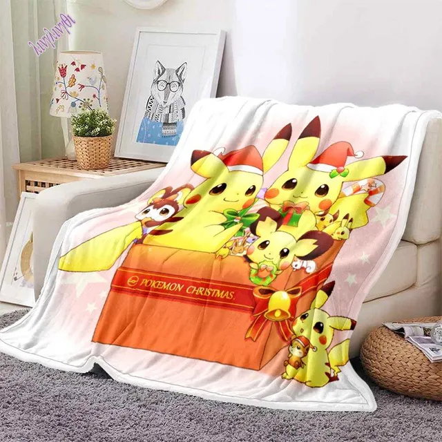 3D Pikachu Ultra Lightweight Blanket 9 75x90cm29x35-in