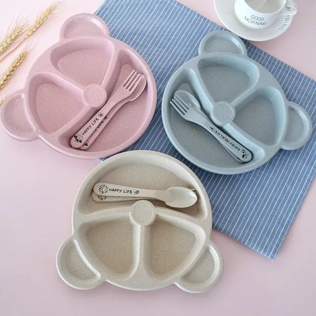 Baby food bowl with cutlery