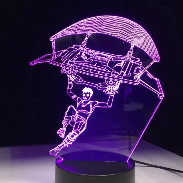 Gyönyörű asztal 3D lámpa Fortnite 3d led lamp 4