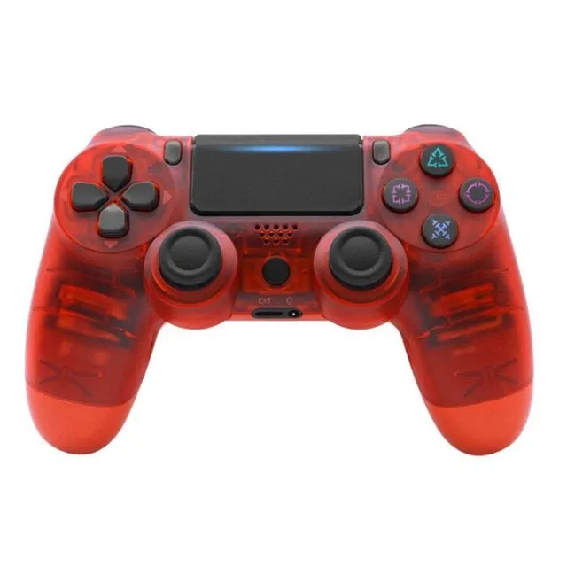 Design controller for PS4 crystal-red