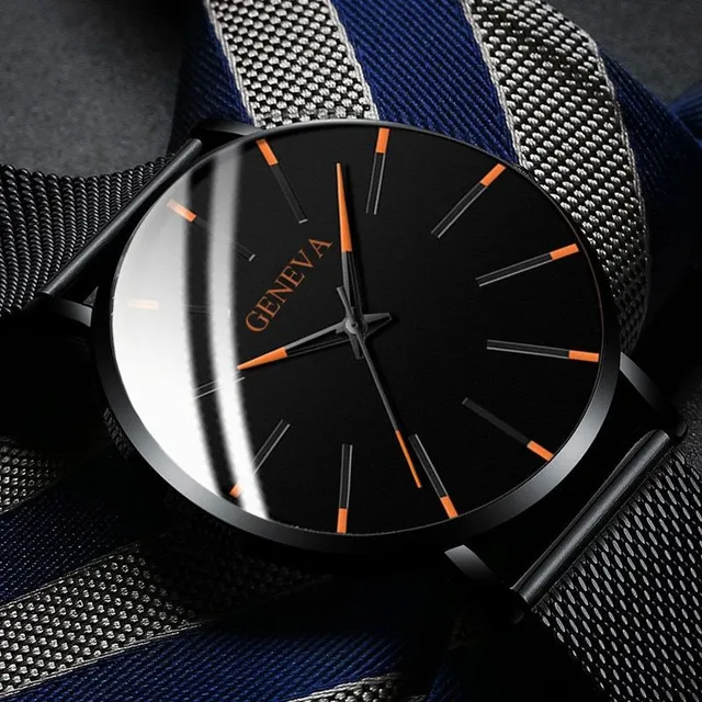 Ceasuri moderne și elegante pentru bărbați Nero