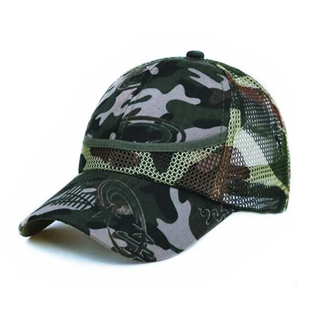 Children's camouflage cap