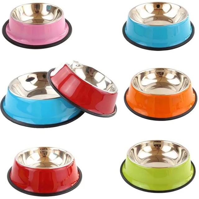 Stainless steel bowl for dogs and cats