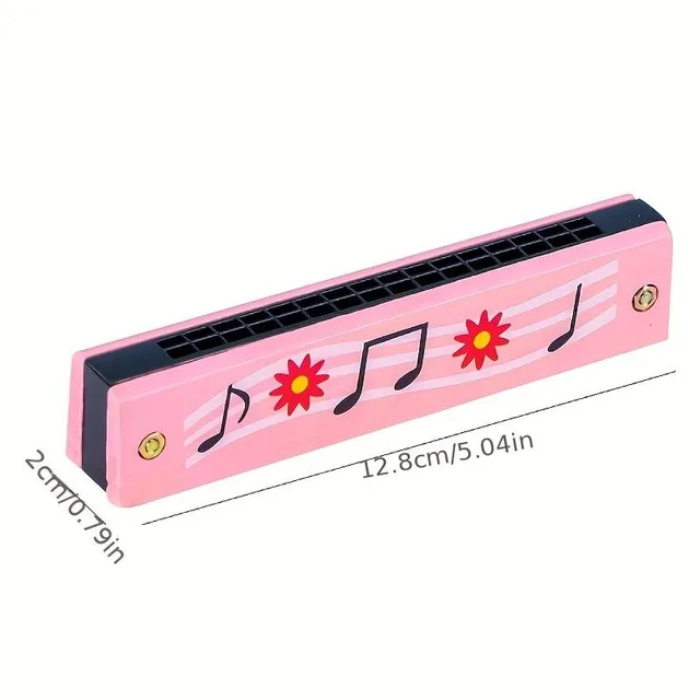 Baby blowing harmonica for beginners with 16 holes - music toy for children and parents