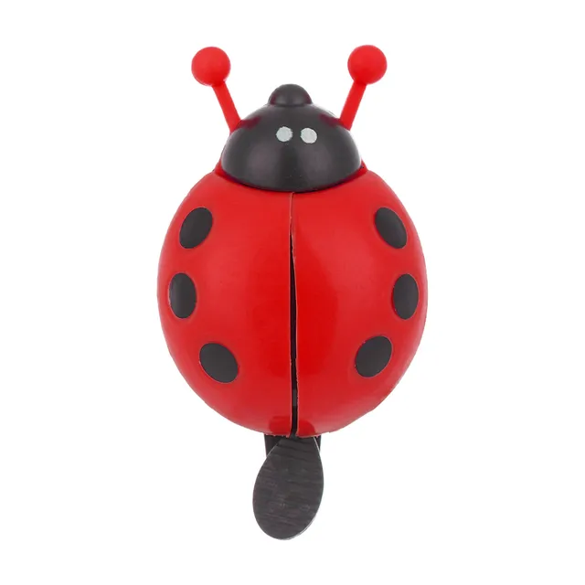 Beautiful bike bell in the shape of a ladybug red